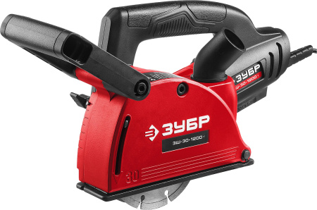 Штроборез (бороздодел), ЗШ-30-1200 Т, 30 мм, 125 мм диск, 1200 Вт ЗУБР