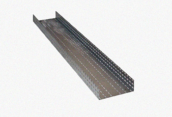 Лоток перфорированный ЛМ 500х100х3000 УХЛ1, оцинкованный лист, S1,5
