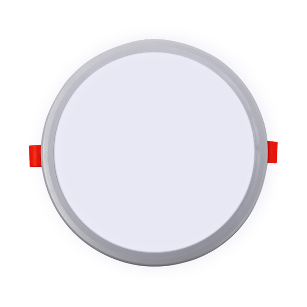 LP-09 Светодиодная панель встраиваемая с регулировкой под посадочное отверстие, 15Вт, 230В/50Гц, 1200лм, 6500К, Ø175х24мм, круглая, драйвер на корпусе