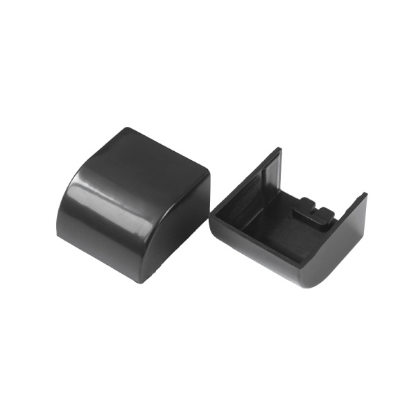 Заглушка 16х16 черная (4 шт/комп) Промрукав