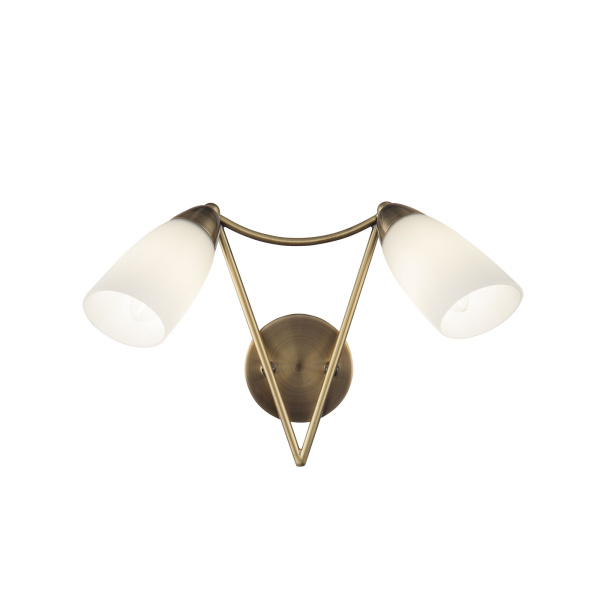 Бра 2*E14 40Вт Бронза Антик IP20 Alice FR5021WL-02BZ Freya