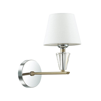 Бра E27 1*60W 220V LORAINE хром,золотой LUMION