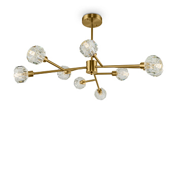 Люстра 9*G9 40Вт Латунь IP20 Grace FR5114PL-09BZ Freya