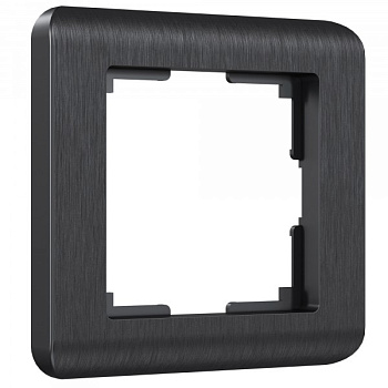 Stream Рамка горизонт/вертик 1 пост . графит IP20 Werkel