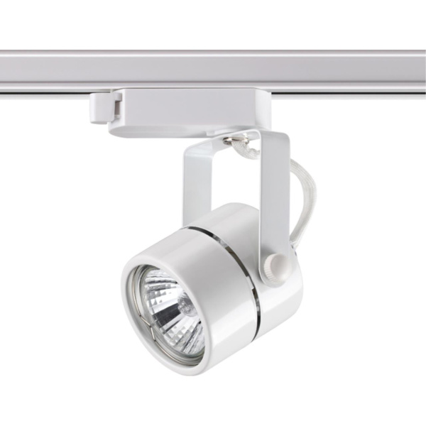Св-к трековый однофазный IP20 GU10 50W 220V PIPE белый E NOVOTECH