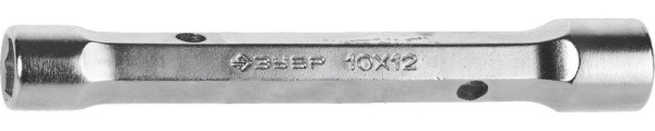 Ключ торцовый "Мастер" двухсторонний, усиленный, шестигранный профиль, 10х12мм ЗУБР