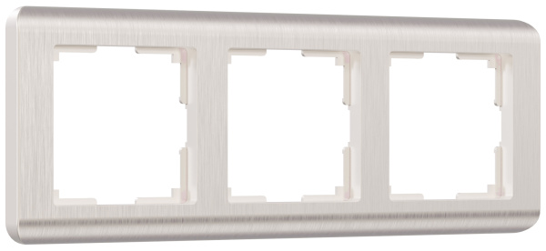 Stream Рамка горизонт/вертик 3 пост . перламутровый IP20 Werkel