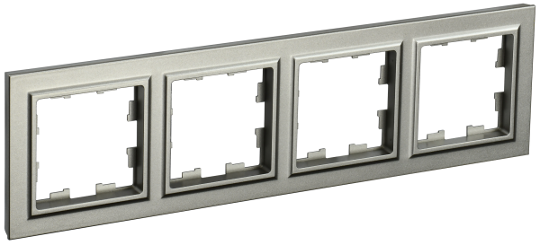 BRITE Рамка 4-местная РУ-4-БрШ шампань IEK