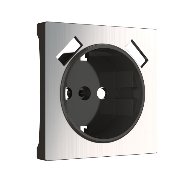 Накладка для USB розетки (глянцевый никель) СУ IP20 Werkel