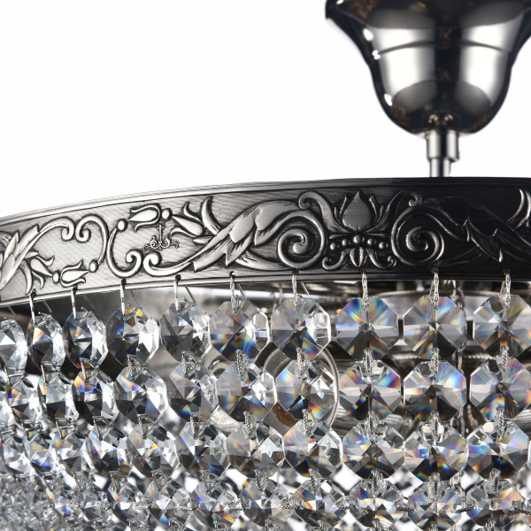 Люстра 5*E27 60Вт Никель Антик IP20 Palace DIA890-CL-05-N Maytoni