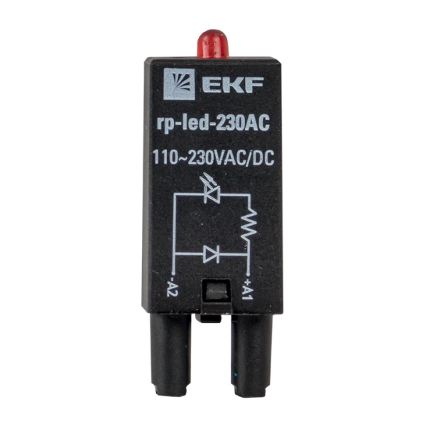 Модуль светодиодный 230 VAC для промежуточных реле RP AVERES EKF