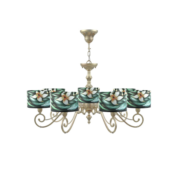 Люстра 7*E14 40Вт Золото Антик IP20 Classic 12 E3-07-H-LMP-Y-12 Maytoni