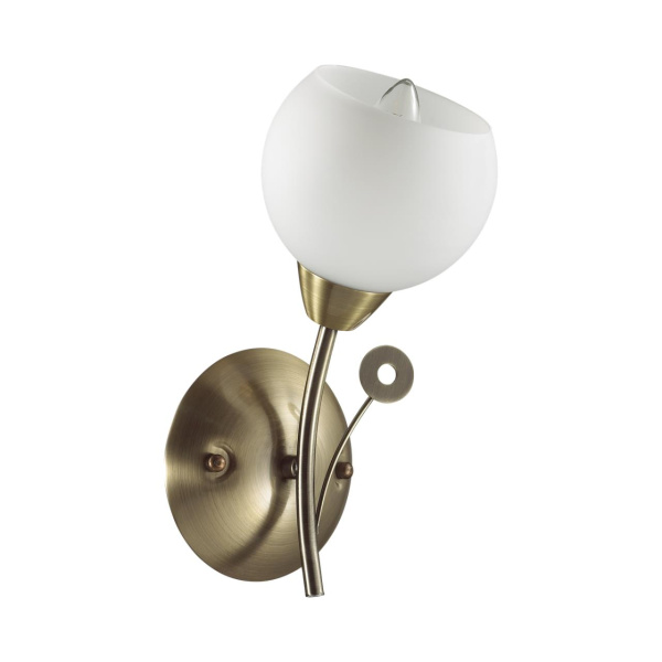 Бра E14 1*40W 220V TULA античная латунь LUMION