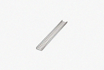 Лоток замковый перфорированный ЛМЗ 500х50х3000 УТ1,5, оцинкованный лист, S1,5