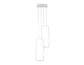 Подвесной светодиодный светильник FL66365/2 WH белый 38W 4200K 300*80*1200 Ambrella Light