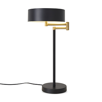 Настольный светильник 2*E14 60Вт Черный и Латунь IP20 Izza FR4008TL-02BBS Freya
