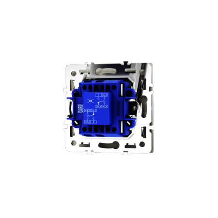 Перекрестный переключатель встраиваемый Voltum S70 одноклавишный 10А, (шелк)