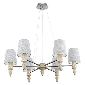 Люстра 6*E14 40Вт Никель IP20 Marseille MOD039PL-06N Maytoni