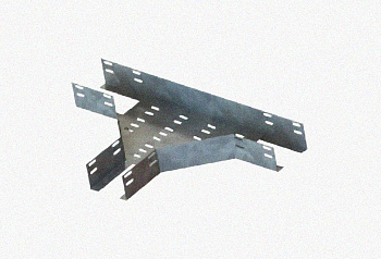 Лоток тройниковый перфорированный ОТ 250х65 УХЛ1, оцинкованный лист S1,5