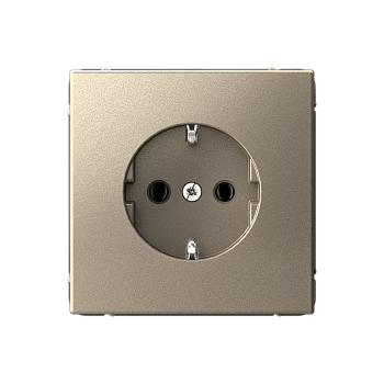 ARTGALLERY РОЗЕТКА с заземлением, 16А, механизм, ШАМПАНЬ Systeme Electric
