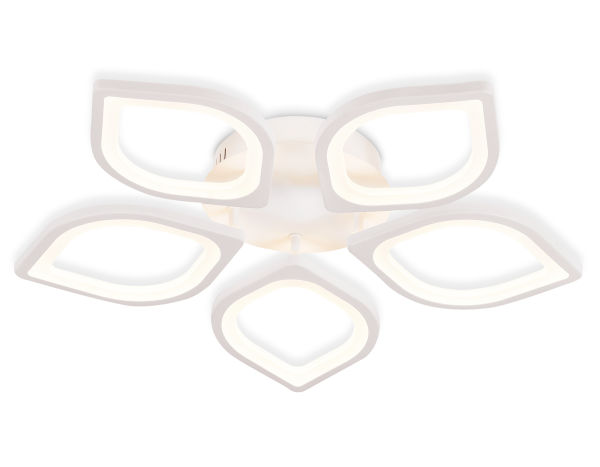 Потолочный светодиодный светильник без пульта FA444/5 WH белый 60W 4200K 580*580*80 (Без ПДУ) Ambrella Light