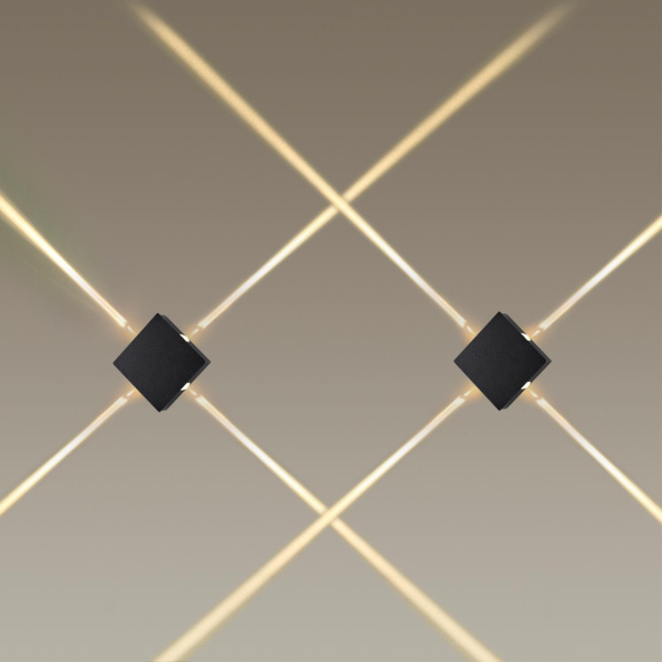 Настенный св-к IP20 LED 8W 299Лм 3000K VISTA черный/металл ODEON LIGHT