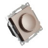Выключатель диммирующий TRIAC(механизм), STEKKER GLS10-7106-02, 250V, 500W, серия Катрин, шампань