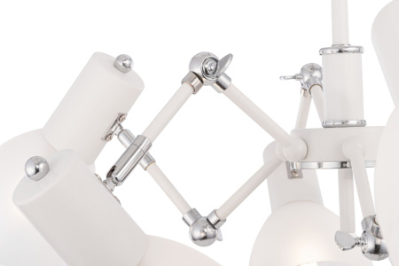 Люстра 6*E14 40Вт Белый и Хром IP20 Avery FR5080PL-06W Freya