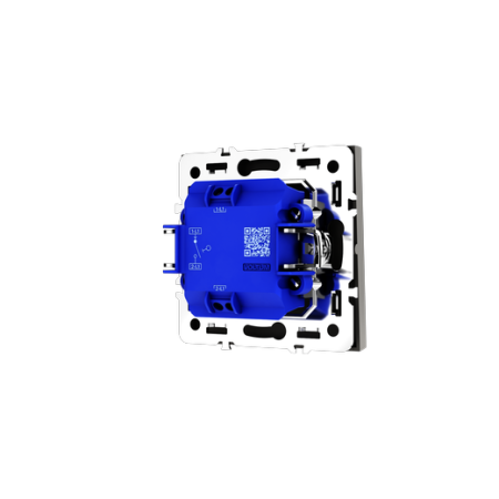 Выключатель встраиваемый Voltum S70 одноклавишный 10А, (кашемир)