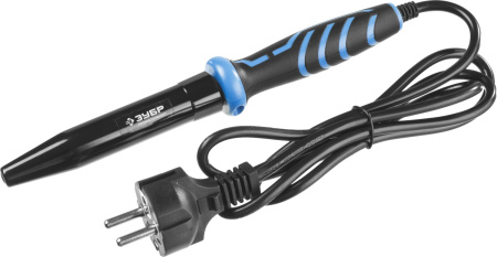Электропаяльник 60Вт, керамическим нагреватель, конус, с защитным колпачком, 2-к рукояткой, Ceramic PRO ЗУБР