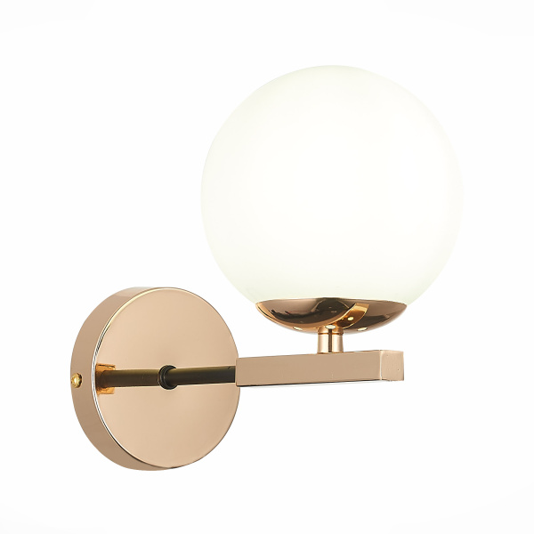 Бра Французское золото/Белый E14 1*40Вт SLE106801-01 EVOLUCE