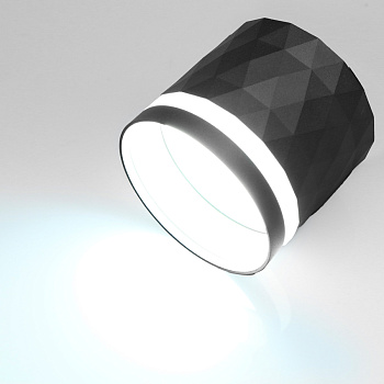 Спот GWL-GX53-M-IP20 Черный С боковым рассеивателем Ромб General