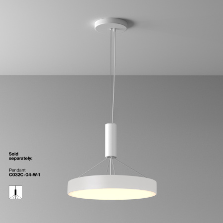 Потолочный светильник LED 45Вт Белый IP20 Ceiling & Wall C032CL-45W3K-RD-W Technical Maytoni