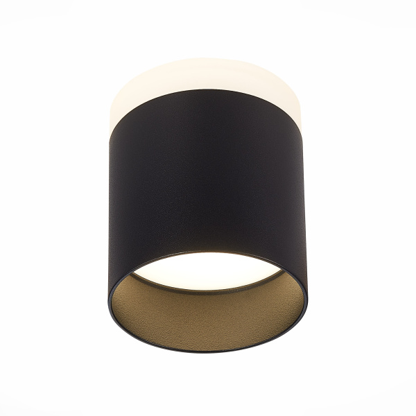 Светильник потолочный Черный LED 1*12Вт 4000К 936Lm Ra>80 120° IP20 D100xH90 170-240В ST102.442.12 ST LUCE