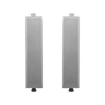 Комплект модульных заглушек "Avanti", "Закаленная сталь", 0,5 модуля 2штуки DKC