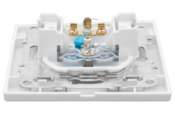 Минск Розетка TV 1-местная СП бел, 75Ом 5-862МГц EKF