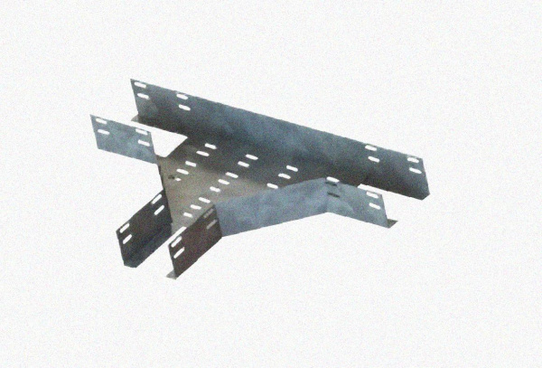 Лоток тройниковый перфорированный ОТ 150х100 УХЛ1, оцинкованный лист S1,0