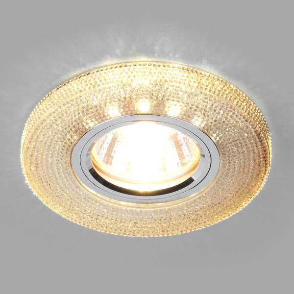 Встраиваемый точечный светильник со св/д подсветкой 1*G5.3 тонированный IP20 (a033625) Elektrostandard