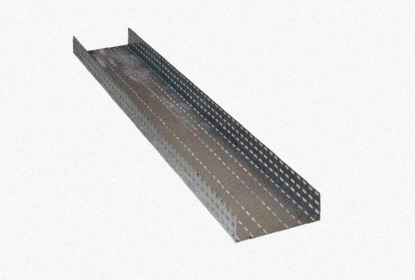 Лоток перфорированный ЛМ 100х50х2500 У3, окрашенный, S1,5