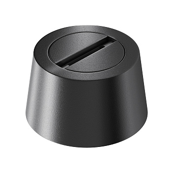 Чаша накладная Parity для двойного вывода ленты черная(TRA130CRDuo-B) Technical Maytoni