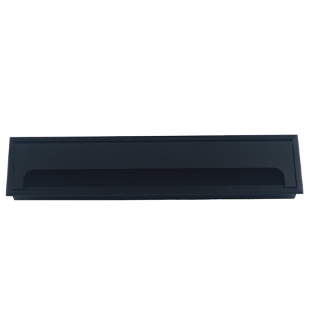 Donel Кабельный громмет (лючок) в стол, 350*80мм, цвет: черный