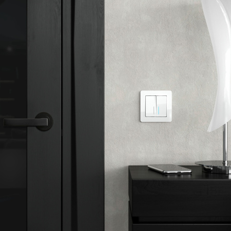 Acrylic Рамка на 1 пост белый Werkel