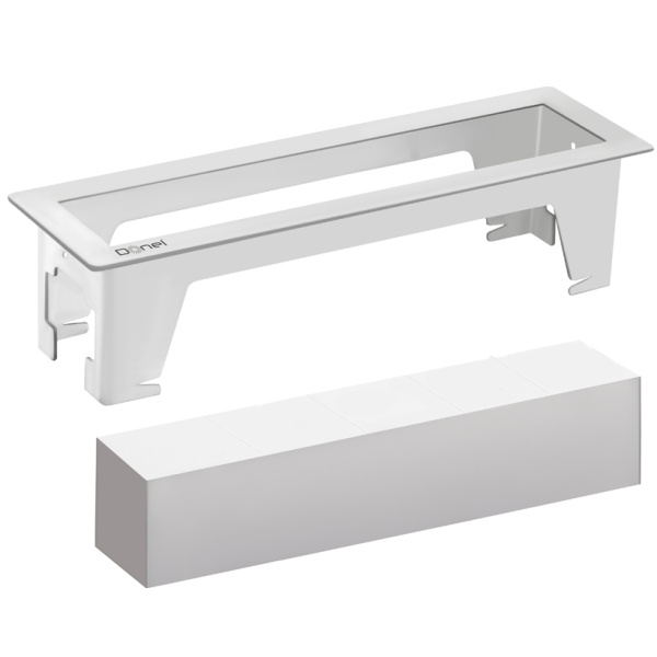 Donel Встраиваемый розеточный блок 8 мод. (4 мод. 45х45)