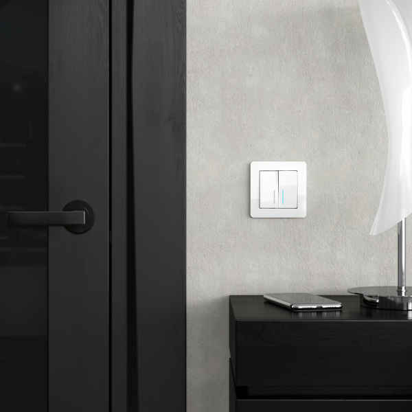 Acrylic Рамка на 1 пост белый Werkel