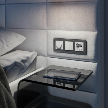 Розетка с быстрой зарядкой USB Type A+С белая Werkel