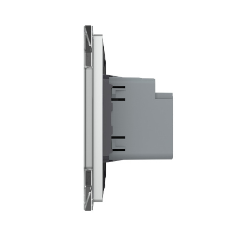 Розетка USB type C+A с блоком питания 36W Livolo 1 пост Серая VL-C7VUA18W.UC18W-2IP Розетка USB type C+A с блоком питания 36W Livolo 1 пост Серая VL-C7VUA18W.UC18W-2IP