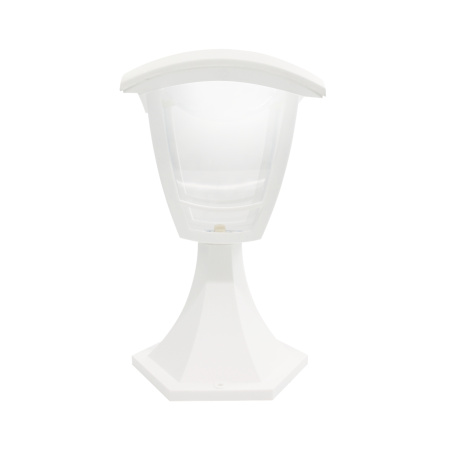 11-182 Св-к садово-парковый, светод-й, столб мал, «Валенсия», 8Вт, 4-х гран., 720Лм, 6500К, бел APEYRON