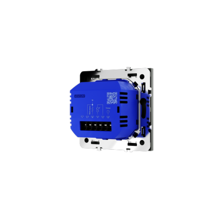 Терморегулятор электронный Voltum S70 с индикацией и датчиком, для теплого пола, (титан)