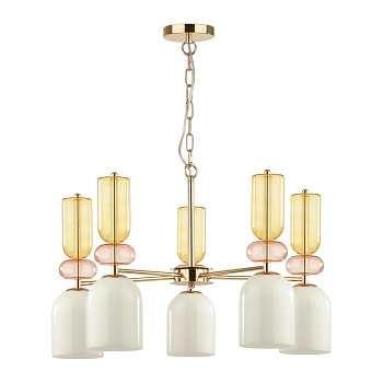 Люстра E27 5*40W 220V GILLIAN золотой LUMION