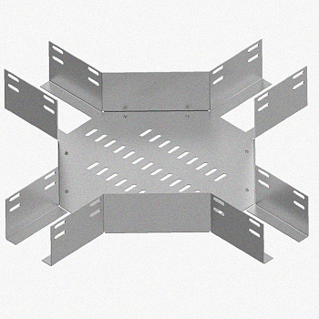 Лоток крестообразный перфорированный КМ 300х80 У3, окрашенный, S1,5